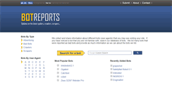 Desktop Screenshot of botreports.com